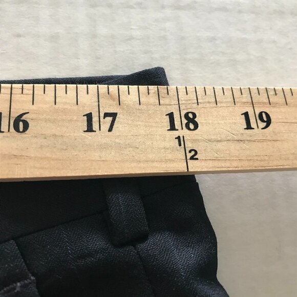 Warren K. Cook Men's Dark Blue Striped 2-Button 100% Wool Suit - Picture 11 of 16